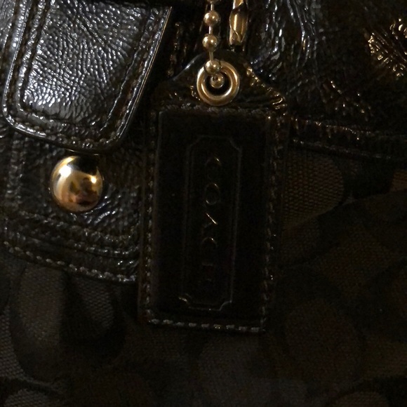 Black Coach Purse - Picture 3 of 8